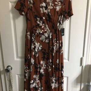 Simply Vera Wang Mid Length Short Sleeve Fall Dress - XL   DB1 box